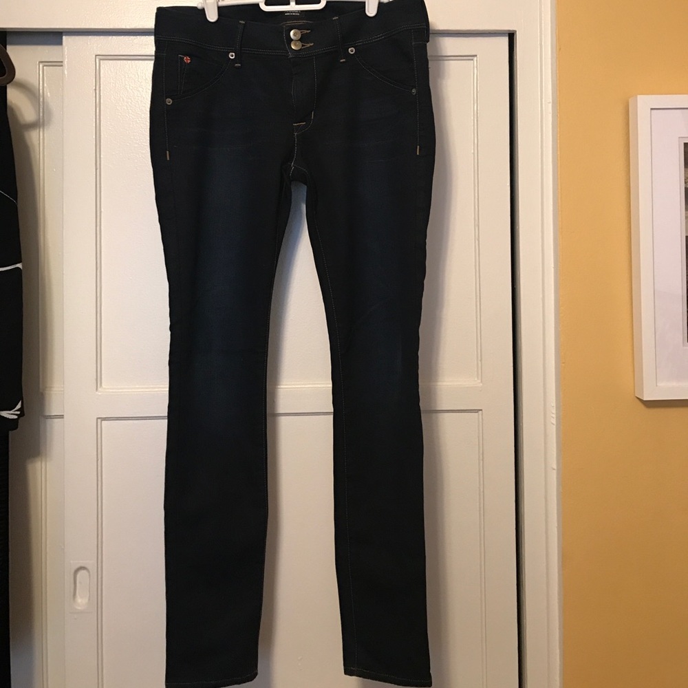 Hudson dark blue wash skinny jean sz29